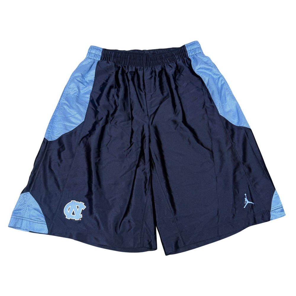 Nike Jordan Elite UNC Tar Heels Basketball Shorts Mens XL Blue Athletic Gym NCAA